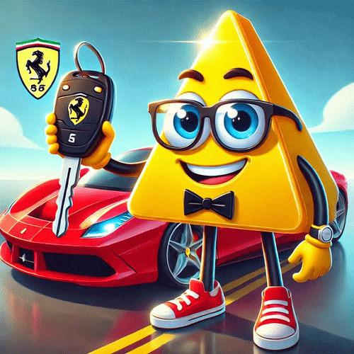 Acke Character with Ferrari